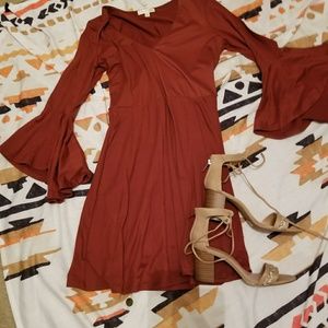 Suede type dress- nine britton